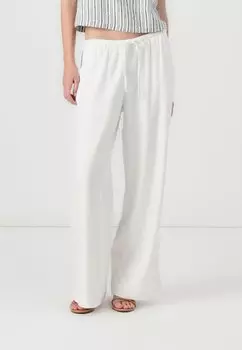 Брюки WIDE LEG BLEND PULL ON Abercrombie & Fitch, Brilliant White