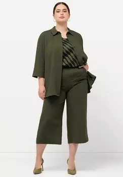 Брюки WIDE LEG ELASTIC WAIST Ulla Popken, кремовый