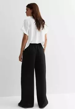 Брюки Wide Leg New Look, черные
