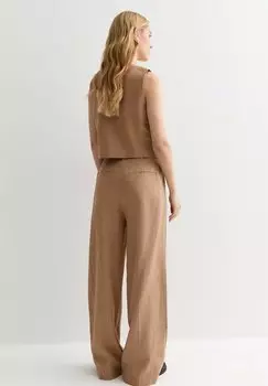 Брюки Wide Leg New Look, светло-коричневые