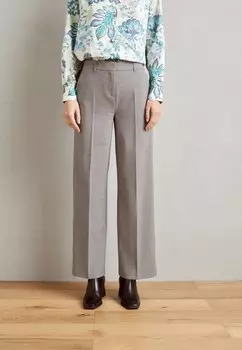 Брюки Wide Leg Pants b.young, цвет light grey melange