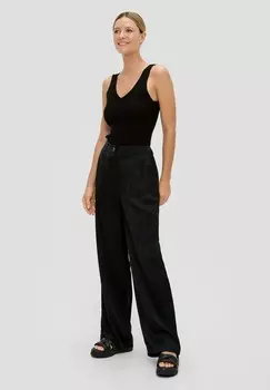 Брюки WIDE LEG s.Oliver, черный
