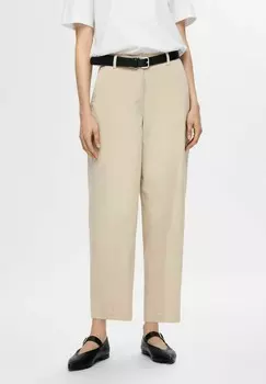 Брюки WIDE LEG Selected Femme, бежевый
