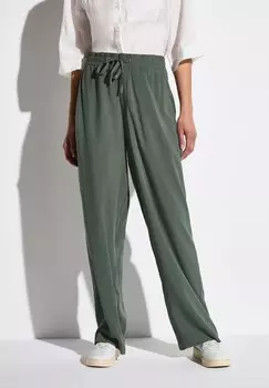 Брюки WIDE LEG Street One, оливковый