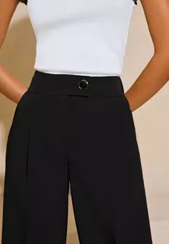 Брюки WIDE PETITE Lipsy, черный