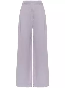 Брюки Wide Smart Brunello Cucinelli, фиолетовый