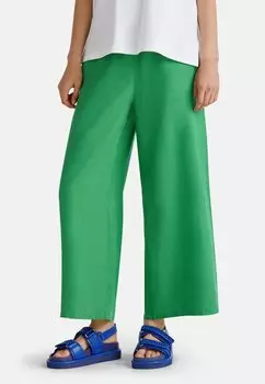 Брюки WIDE United Colors of Benetton, зеленый