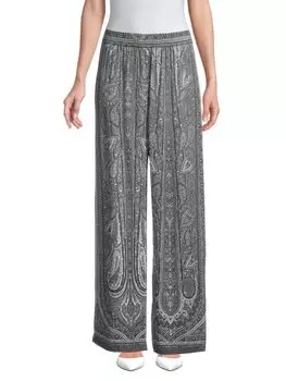 Брюки Wilco Kobi Halperin с принтом пейсли, серый