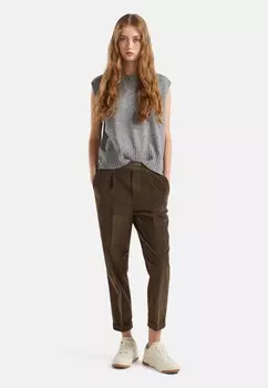 Брюки WITH STRETCH WAIST United Colors of Benetton, коричневый