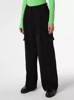 Брюки вивинни Vila, черный