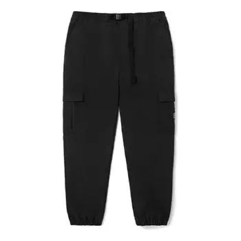 Брюки woven pants 'black white' Vans, черный