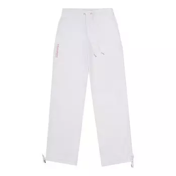 Брюки woven sweatpants 'white' Converse, белый