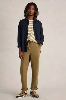 Брюки Wren из 100% хлопка на завязках White Stuff, зеленый