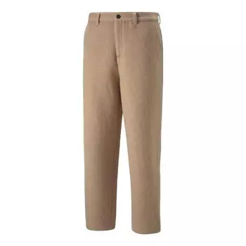 Брюки x ami wool pants 'brown' Puma, коричневый