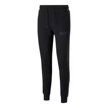Брюки x batman t7 track pants 'black' Puma, черный