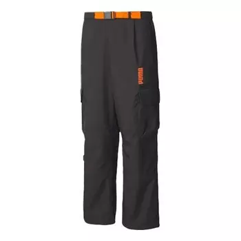 Брюки x central saint martins crossover woven contrasting colors casual pants black Puma, черный