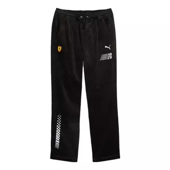Брюки x ferrari race garage crew mens pants logo Puma, черный
