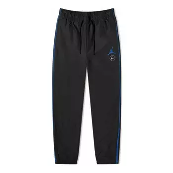 Брюки x fragment woven pant 'black/reflective silver' Air Jordan, черный
