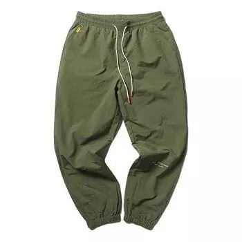 Брюки x randomevent woven pants 'green' Puma, зеленый