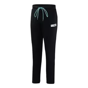 Брюки x rhude track pants 'black white' Puma, черный