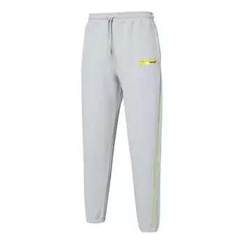 Брюки x roaringwild sweatpants 'grey yellow' Puma, серый