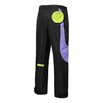 Брюки x roaringwind oversized pants 'black purple yellow' Puma, черный