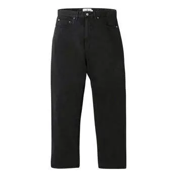 Брюки x stone island fw23 week10 5-pocket jean pants 'black' Supreme, черный