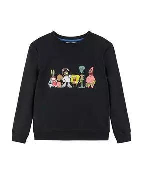 Брюки x Свитер с круглым вырезом с принтом спереди и сзади для мальчиков - Big Kid Andy & Evan, черный