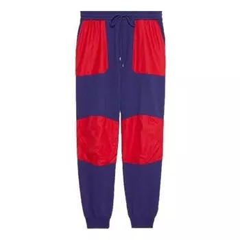 Брюки x the north face jogging pant 'blue red' Gucci, синий