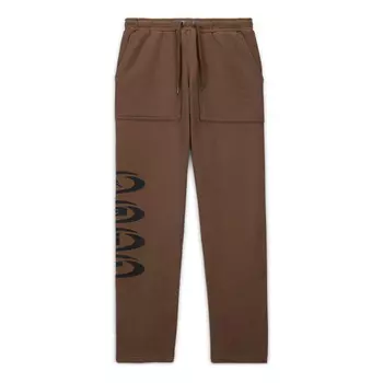 Брюки x travis scott sweatpants 'palomino' Air Jordan, зеленый
