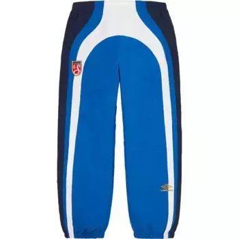 Брюки x umbro track pants 'blue white black' Supreme, синий