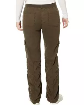 Брюки XCVI Twill Scrunch Leg Cargo, цвет Boxwood