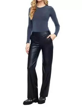 Брюки Yaelle Vegan Soft Leather Ankle Pant черного цвета I Love Tyler Madison