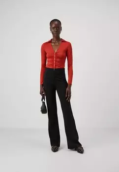 Брюки YASVICTORIA WIDE YAS, черный