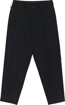 Брюки Yohji Yamamoto Pour Homme Gabardine Y-Side Seam Tuck 'Black', черный