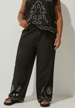 Брюки Yours Clothing, черный