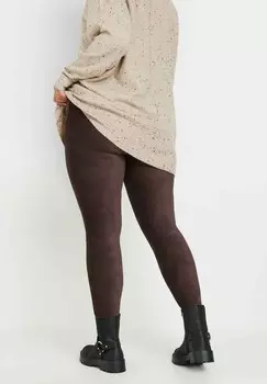 Брюки Yours Clothing, темно-коричневый