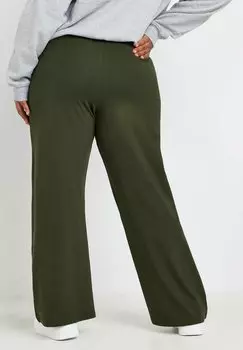 Брюки Yours Clothing, темно-зеленый