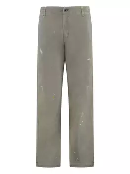 Брюки, забрызганные краской ASKK NY, серый