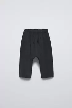 Брюки ZARA, антрацитово-серый