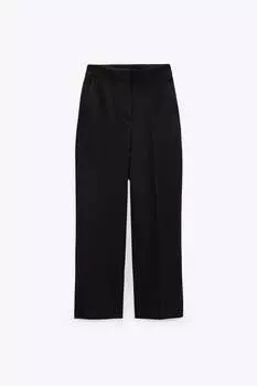 Брюки Zara Cropped, черный