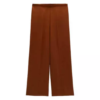 Брюки Zara Flowing Wide-leg, медный