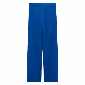 Брюки Zara High Waist Loose, синий