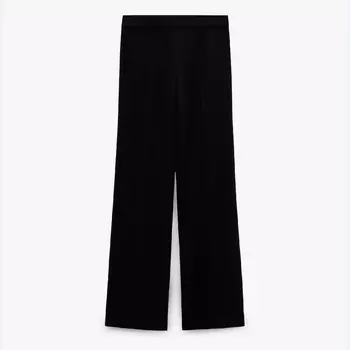 Брюки Zara Long Flowing, черный