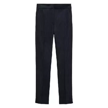 Брюки Zara Pinstriped Jogger Waist, темно-синий