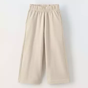 Брюки Zara Plain, экрю