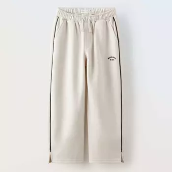 Брюки Zara Plush, светло-бежевый