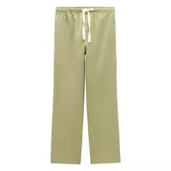 Брюки Zara Poplin With Ties, светло-фисташковый
