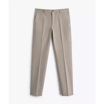 Брюки Zara Textured Suit, бежевый