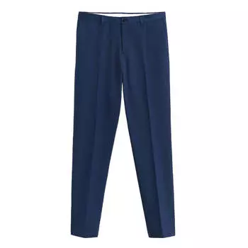 Брюки Zara Textured Suit, синий